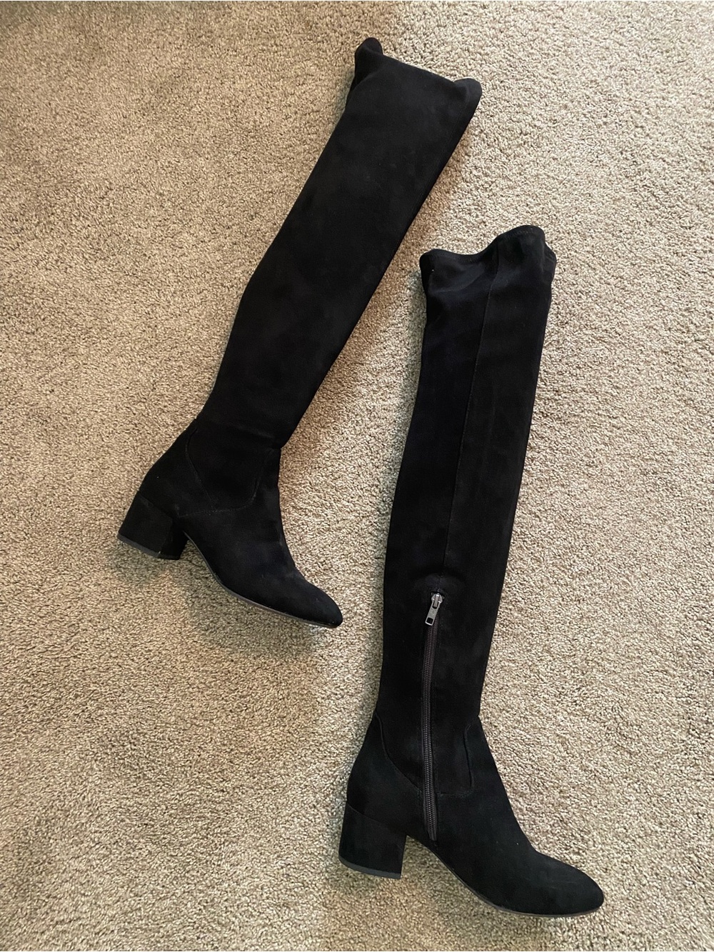 Ash Over-the-Knee Block Heel Boots 38 - Picture 2 of 11
